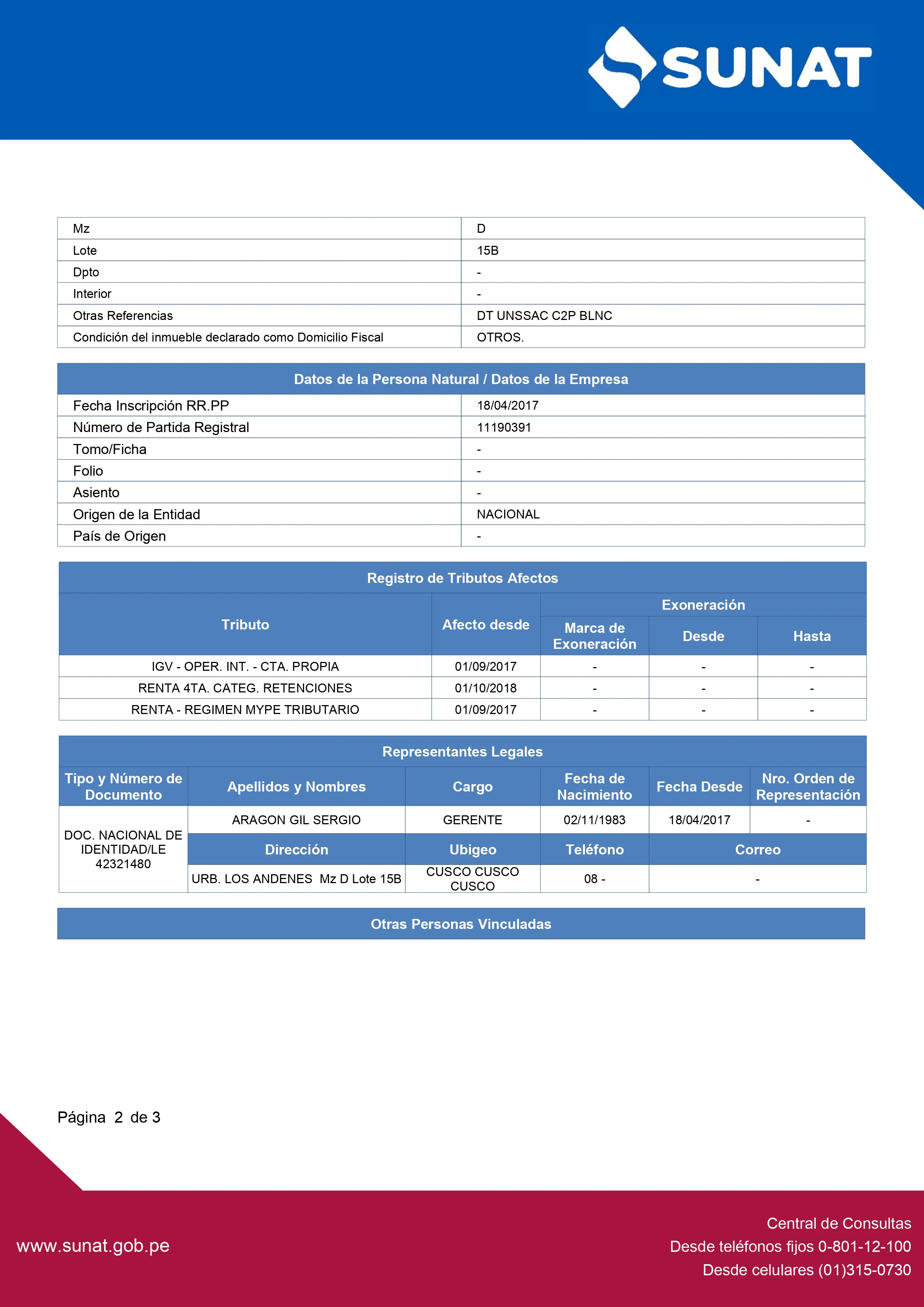 Ficha RUC - SUNAT - Page 2